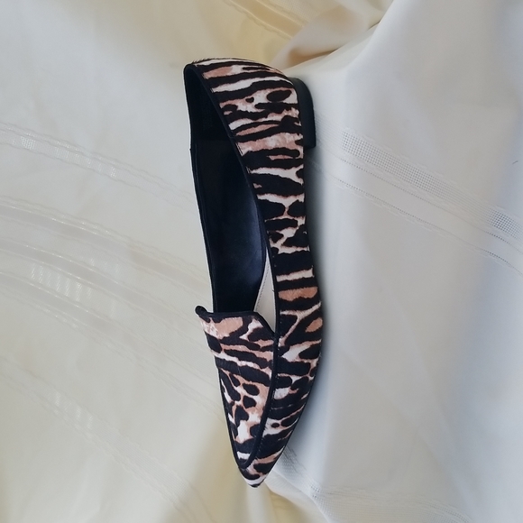 Nine West Animal Print Smoking Flats - Picture 2 of 10